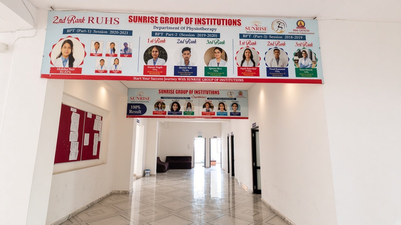 RUHS rank holders from the physiotherapy department