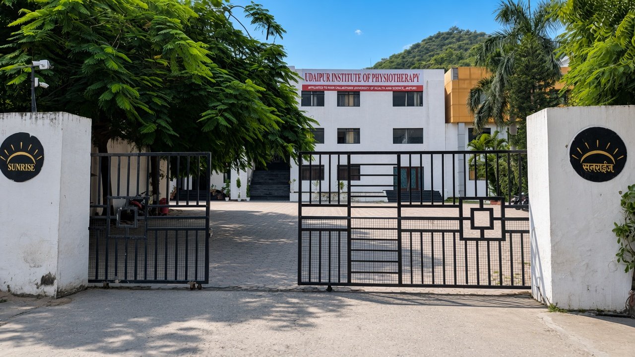 Main gate of Udaipur Institute of Physiotherapy